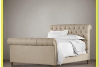 King Size Upholstered Sleigh Bed King Size Upholstered Sleigh Bed