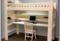 Loft Bed With Desk Diy Plans Loft Bed With Desk Diy Plans