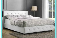 Queen Platform Bed Frame With Headboard White Queen Platform Bed Frame With Headboard White