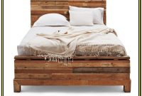 Reclaimed Wood Bed Frame With Storage Reclaimed Wood Bed Frame With Storage
