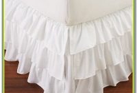Split Corner Bed Skirt Queen White Split Corner Bed Skirt Queen White