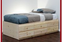 Twin Bed With Storage Drawers Underneath Twin Bed With Storage Drawers Underneath