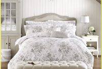 White And Gray Floral Bedding White And Gray Floral Bedding