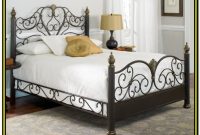 White Wrought Iron Bed Frame Queen White Wrought Iron Bed Frame Queen