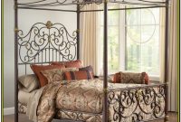 Wrought Iron Canopy Bed Frame Queen Wrought Iron Canopy Bed Frame Queen