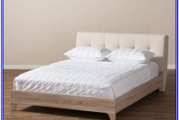 Baxton Studio Hirst Platform Bed King Light Beige Baxton Studio Hirst Platform Bed King Light Beige