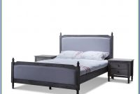 Bed Frame Queen Gray Wood Bed Frame Queen Gray Wood