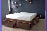 Bed With Storage Underneath Diy Bed With Storage Underneath Diy
