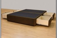 Build King Size Platform Bed With Drawers Build King Size Platform Bed With Drawers