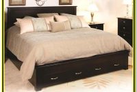 Cal King Bed Frame With Storage Drawers Cal King Bed Frame With Storage Drawers