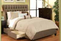 California King Bed Frame With Storage Headboard California King Bed Frame With Storage Headboard