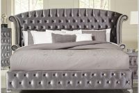 Deanna Grey Upholstered Platform Bedroom Set Deanna Grey Upholstered Platform Bedroom Set