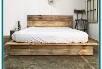 Diy Rustic Platform Bed Frame Diy Rustic Platform Bed Frame