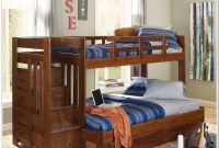 Full Twin Bunk Bed With Stairs Full Twin Bunk Bed With Stairs