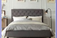 Grey Fabric Bed Frame King Grey Fabric Bed Frame King