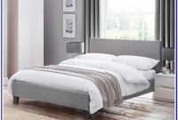 Grey Fabric Double Bed Frame Grey Fabric Double Bed Frame