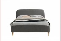 Grey Upholstered King Bed Frame Grey Upholstered King Bed Frame