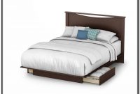 King Size Platform Bed With Side Drawers King Size Platform Bed With Side Drawers