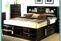 King Size Platform Bed With Tall Headboard King Size Platform Bed With Tall Headboard