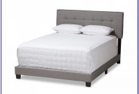 Light Grey Upholstered Queen Bed Light Grey Upholstered Queen Bed