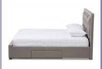 Light Grey Upholstered Storage Bed Light Grey Upholstered Storage Bed