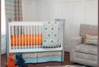 Orange And Grey Crib Bedding Orange And Grey Crib Bedding