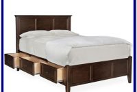 Platform Bed Frame With Drawers Queen Platform Bed Frame With Drawers Queen