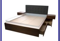 Queen Bed Frame With Drawers Canada Queen Bed Frame With Drawers Canada
