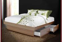 Queen Platform Bed With Storage Drawers Queen Platform Bed With Storage Drawers