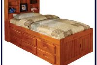 Twin Bed With Drawers And Bookcase Headboard Twin Bed With Drawers And Bookcase Headboard