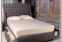 Upholstered King Bed Frame With Storage Upholstered King Bed Frame With Storage