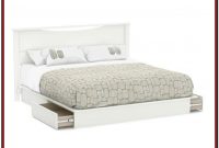 White Queen Platform Bed With Storage And Headboard White Queen Platform Bed With Storage And Headboard