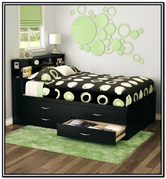 Bed Frames With Headboard Storage