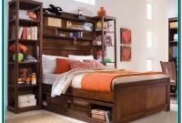 Full Bed With Storage And Bookcase Headboard Full Bed With Storage And Bookcase Headboard
