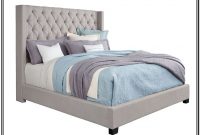 Grey Upholstered Bed King Single Grey Upholstered Bed King Single