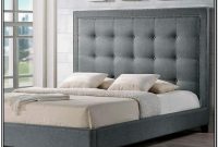 Grey Upholstered King Size Bed Frame Grey Upholstered King Size Bed Frame