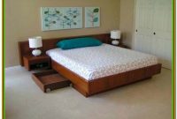 King Bed With Nightstands Attached King Bed With Nightstands Attached