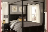 King Size Black Canopy Bed Frame King Size Black Canopy Bed Frame