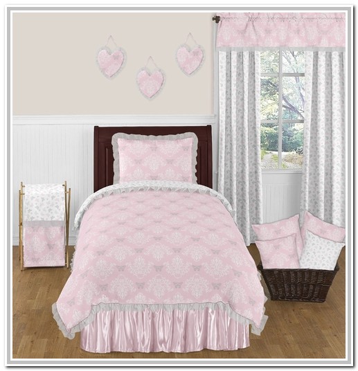 Pink And Gray Bedding Twin
