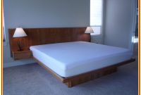Queen Bed With Attached Nightstands Queen Bed With Attached Nightstands