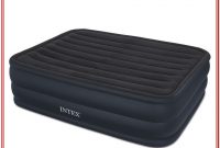 Queen Size Air Bed Mattress Intex 22 With Built In Electric Pump Raised Aerobed Queen Size Air Bed Mattress Intex 22 With Built In Electric Pump Raised Aerobed