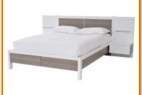Storage Bed With Attached Nightstands Storage Bed With Attached Nightstands
