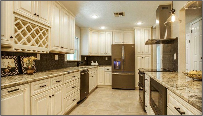 Charleston Antique White Cabinets