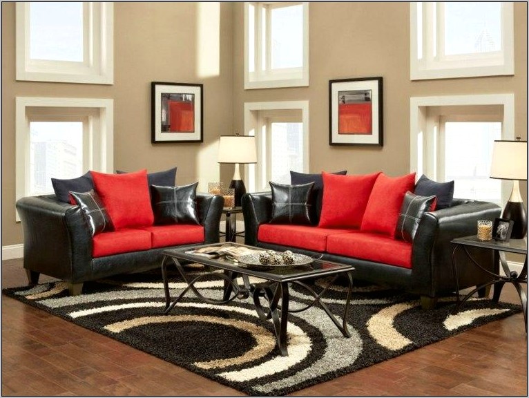 Ideas For Decorating Living Room Red