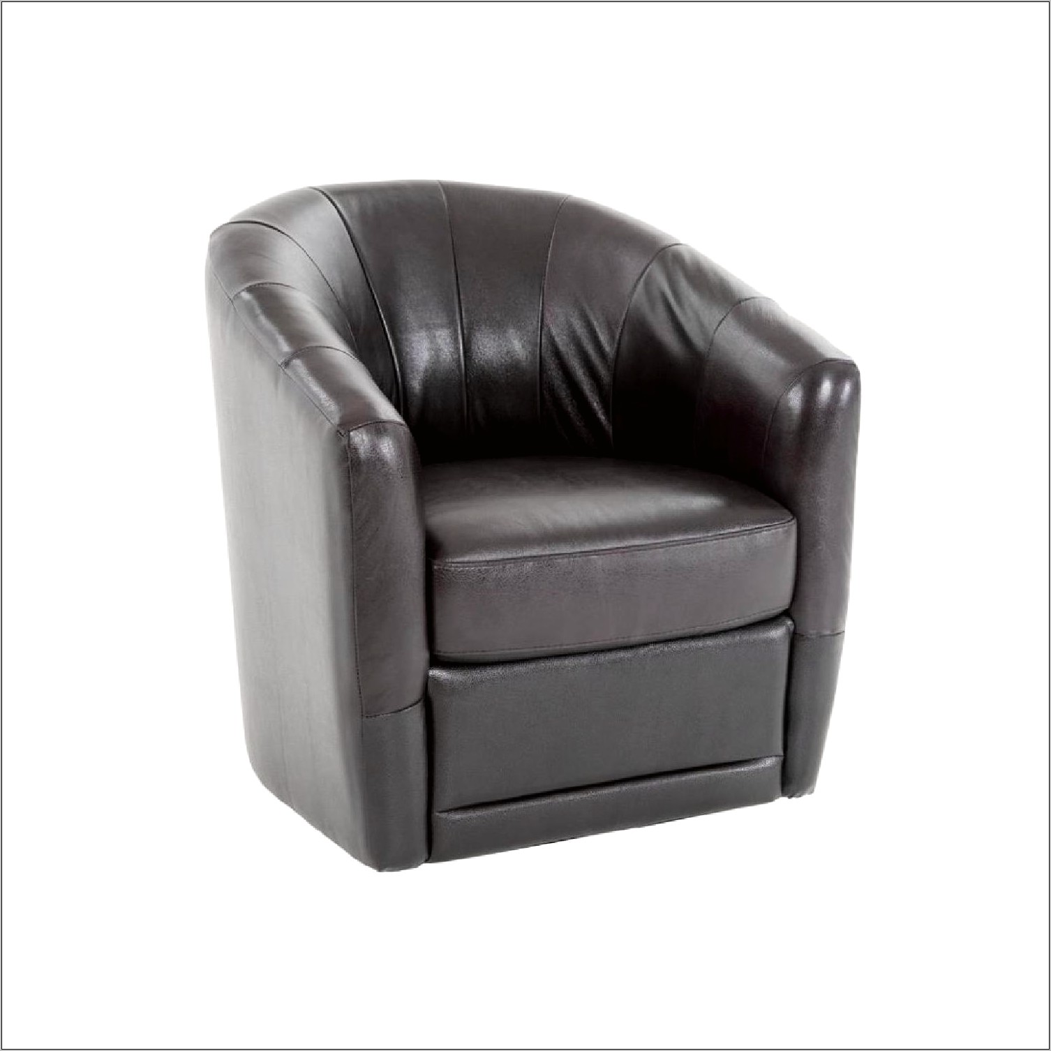 Mazaro Leather Swivel Chair By Natuzzi Editions