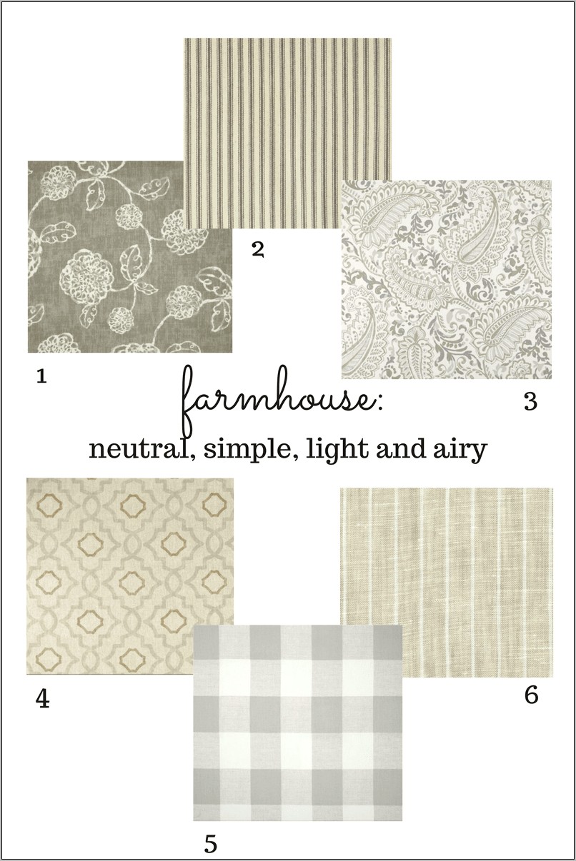 Farmhouse Fabric Dining Chairs